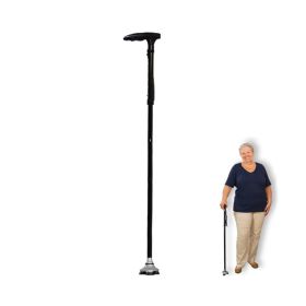 Multifunctional Folding Elderly Walking Sticks With Lights (Color: As pic show, Type: Style C)